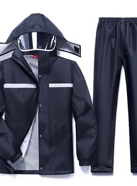 2020 mujeres Impermeable negro de los hombres lluvia ropa c