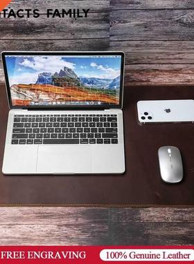 CONTACT'S FAMILY 100% Nubuck Leather Mouse Pad Solid