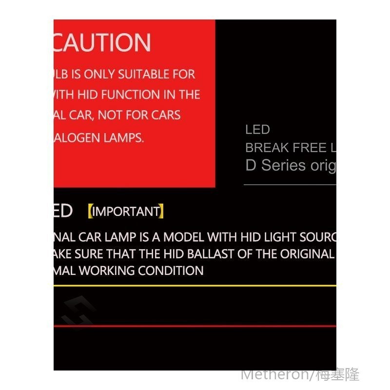 2pcs D1S D3S Led Headlight Bulbs D2S D4S Super Bright 5700K