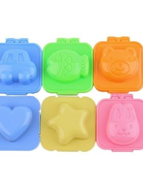 6 Pcs Boiled Egg Sushi Rice Mold Mould Bento Maker Sandwich