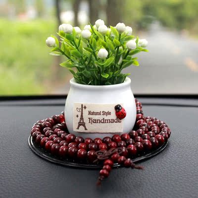 Car furnishing articles simulation flower automotive ceramic