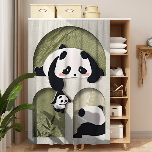 柜子杂物遮丑帘门橱挡拉鞋