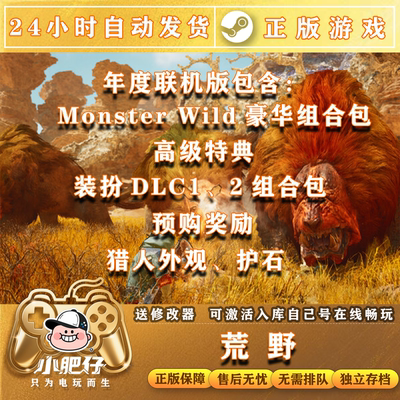 怪物猎人 荒野 Steam正版Cdkey 国区激活码 Monster Hunter Wilds