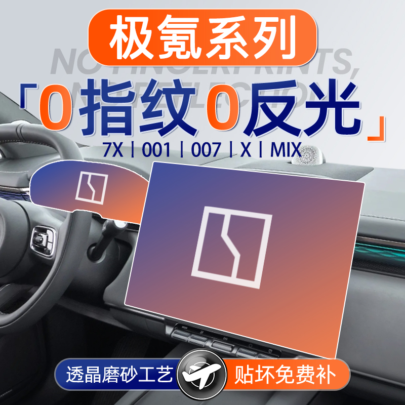 极氪系列【磨砂钢化膜】无指纹
