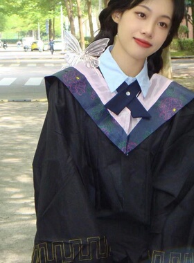 学士服领结JK制服衬衫小物配饰白色水手服衬衣交叉蝴蝶结女生百搭