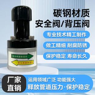 碳钢安全阀背压阀单向泄压阀DN15-20-25-32-40计量泵液体用