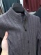 外套男加厚立领开衫 BOZZ 拉炼纯羊毛针织衫 高颜值私藏 毛衣 BURY