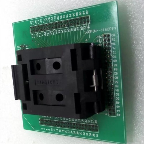 议价询价IC51-1604-845-4 QFP160 IC芯片烧录座测试IC51-1444-135