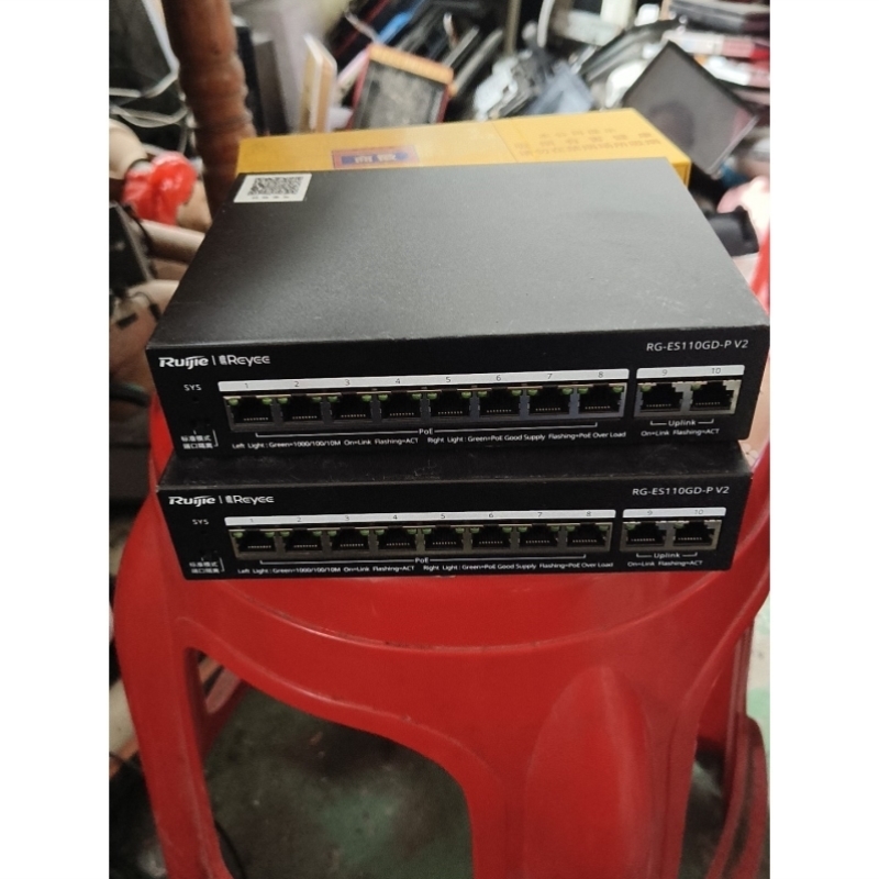 议价RG-ES110GD-P V2 10口千兆PoE交换