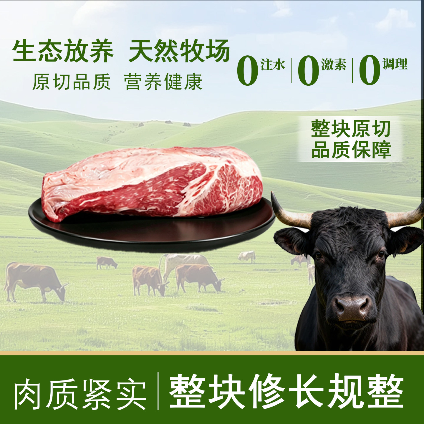 豪应进口生鲜大米龙肉新鲜生牛肉