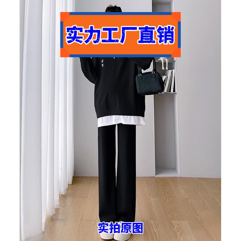 广东普宁睡衣孕妇秋装卫衣时尚套装秋季小个子洋气时髦春秋休闲两