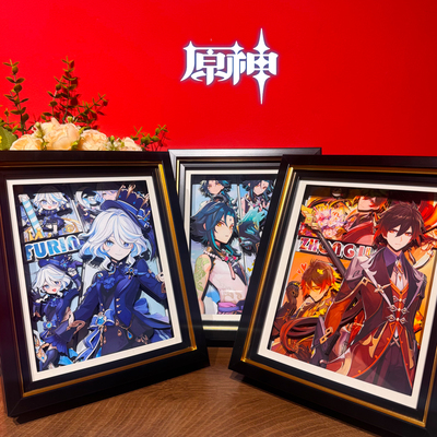 原神芙宁娜卡洛斯立体画