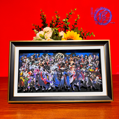 画江湖之不良人全家福3ｄ立体画