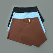 瑜伽遮臀裙屁帘防尴尬跑步运动外搭一片式 裙罩外穿健身服女短裙