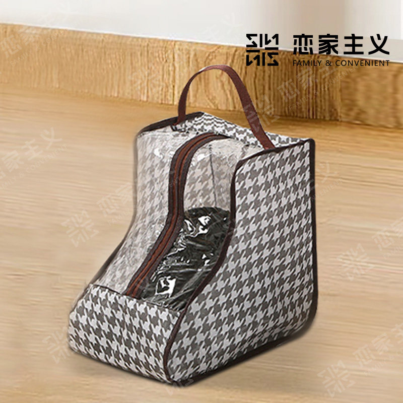 靴袋防尘防水旅行收纳神器鞋包长靴短靴防霉可视立体换季收纳袋子