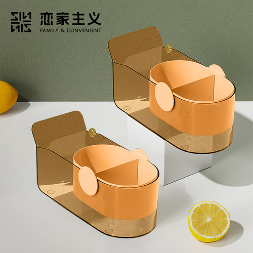 分格零食收纳盒新款果盘双层懒人糖果盘沥水篮家用客厅嗑瓜子收纳