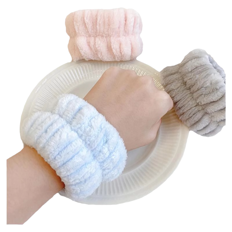 儿童洗脸手腕带运动擦汗手环吸汗袖套防湿袖神器洗漱吸水袖口护腕