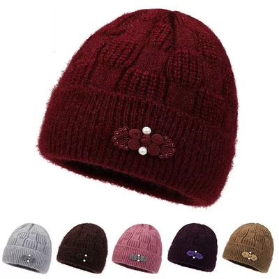 冬天中老年50多岁妈帽子太