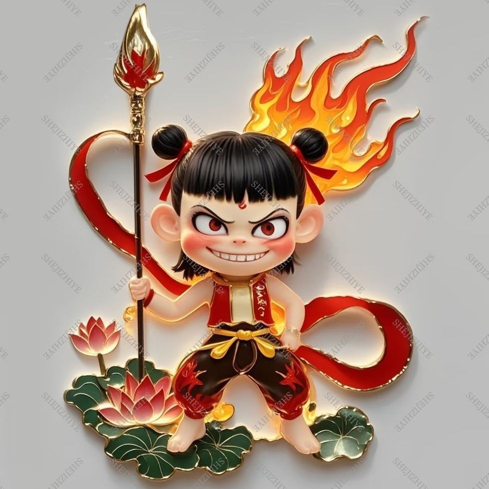哪吒2魔童闹海周边冰箱贴