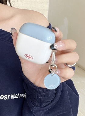 华为freebuds6i保护套撞色5i适用于华为freebudsse2保护壳4e彩贝简约紫色保护壳防摔clip