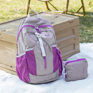 超轻折叠小背包女夏短途旅行双肩包轻量化户外徒步便携皮肤登山包