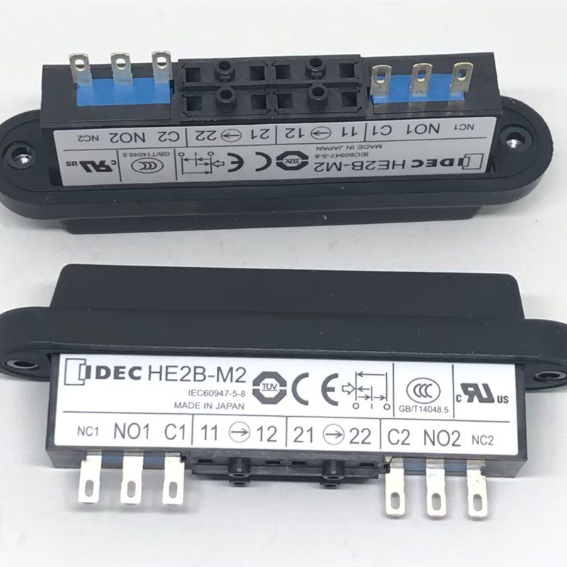 IDEC和泉HE2B-M200PB使能开关HE2B-M222PB黑色6脚 14脚HE2B-M2