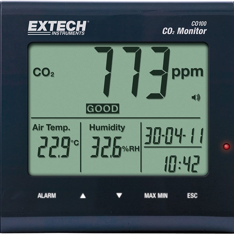 Extech CO100二氧化碳空气温度和湿度