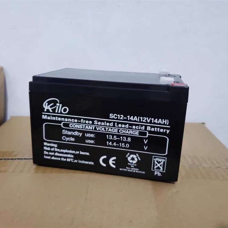 KILO蓄电池12v14ah医疗精密12V114AH储能密封通讯消防蓄电池
