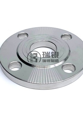 304不锈钢圆钢锻打法兰6公斤压力PN6平对焊接DN25/32/40/50/65/80