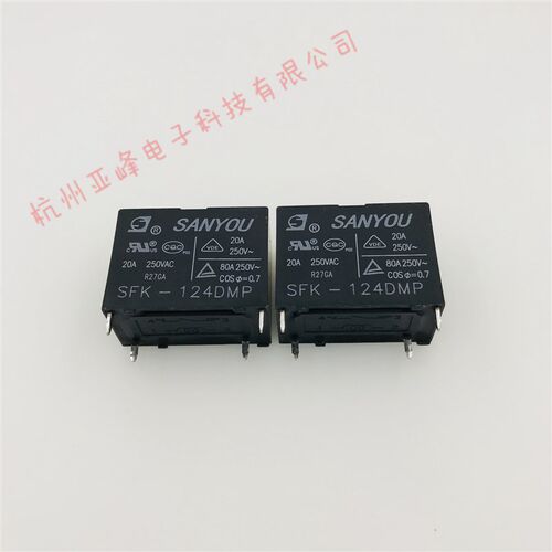 三友继电器SFK-124DMP  HF102F-P-24VDC空调专用继电器20A250VAC