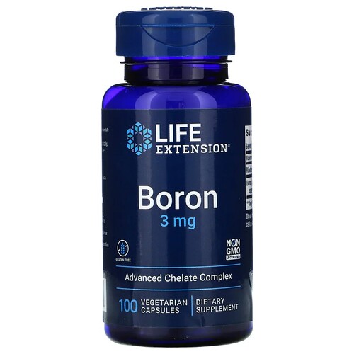 Life Extension 硼 3 毫克 100 粒素食胶囊