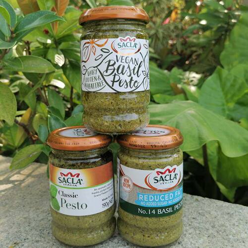 Sacla Basil Pesto Sauce萨克拉素食轻脂 减少脂肪配方意粉罗勒酱