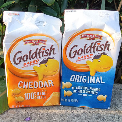 美国进口Pepperidge Farm Gold Fish Snack非凡农庄芝士金鱼饼干