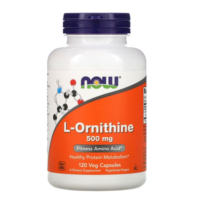 foods L-鸟氨酸 L-ornithine 500 毫克120 粒素食胶囊