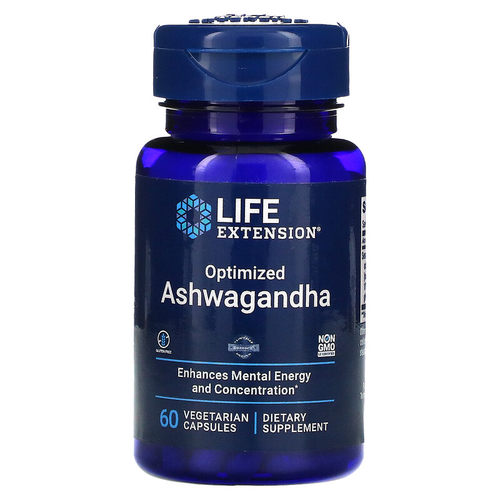 Life Extension  优化南非醉茄 Ashwagandha 60 粒素食胶囊