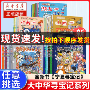 假一赔十 宁夏寻宝记 大中华寻宝记全套书正版 版 漫画书籍课外书 大中国寻宝记系列2025年最新