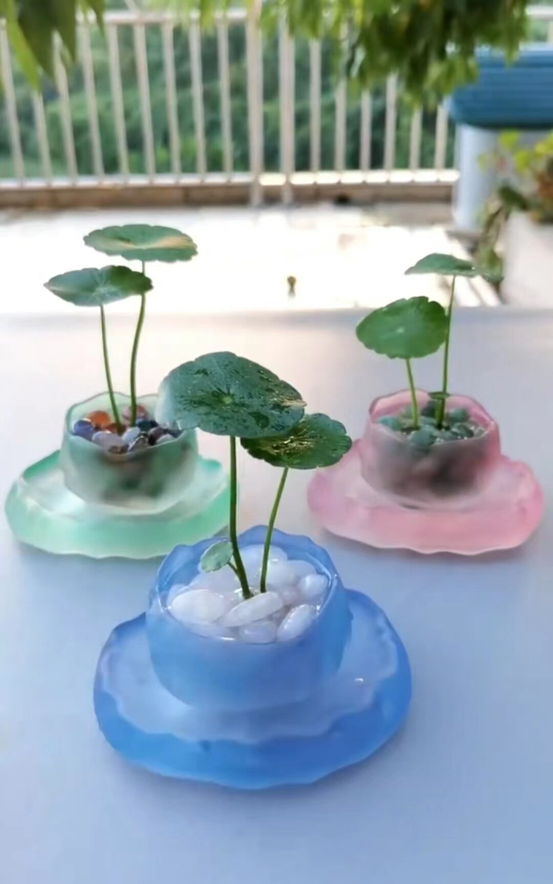 琉璃上神杯花瓶琉璃摆件办公桌桌面水植小花瓶水培摆件水养玻璃瓶