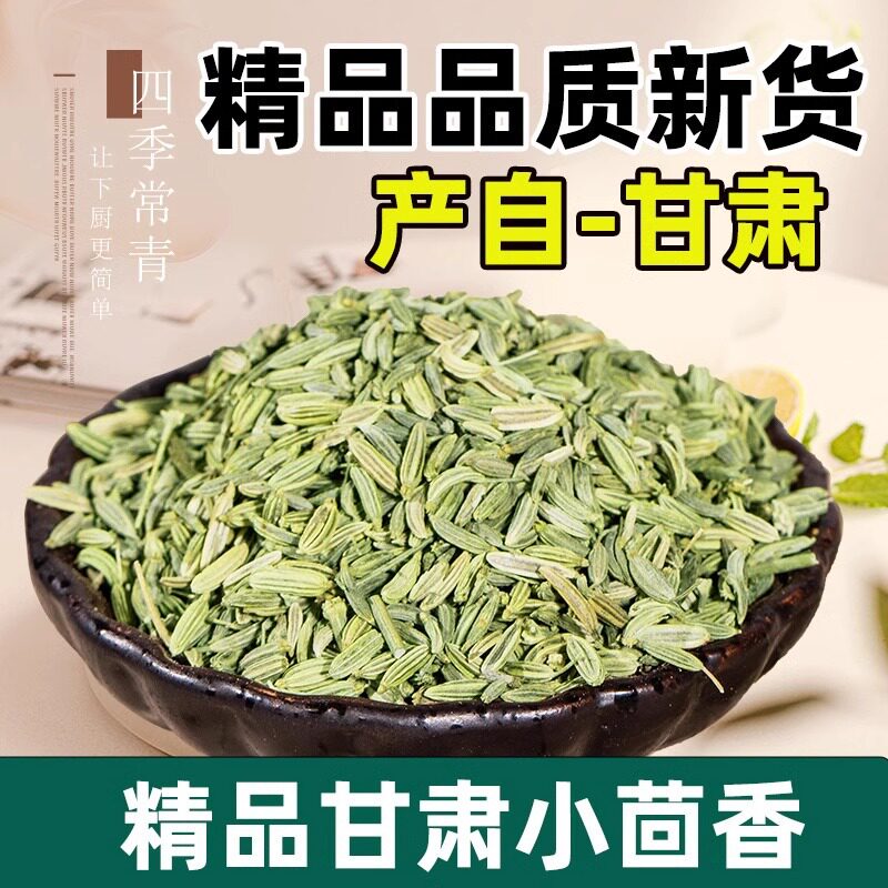 小茴香香料正宗甘肃调料大料香料大全家用炖料卤味干燥绿色颗粒状