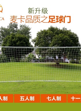 麦卡儿童便携式足球门家用折叠式小球门框幼儿园简易足球球门网架