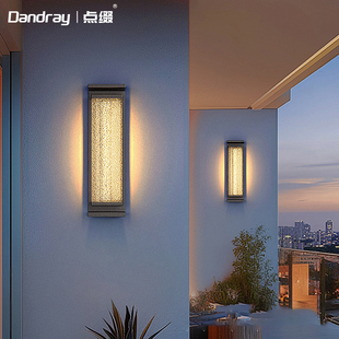 户外太阳能壁灯新中式法式复古墙灯挂灯室外防水阳台灯别墅庭院灯