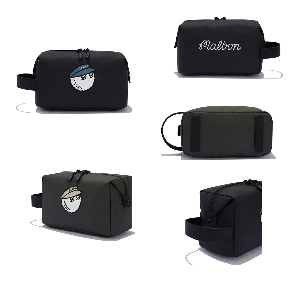 韩国高尔夫手包男女通用小球包卡通吐司包便携收纳包运动手拿包