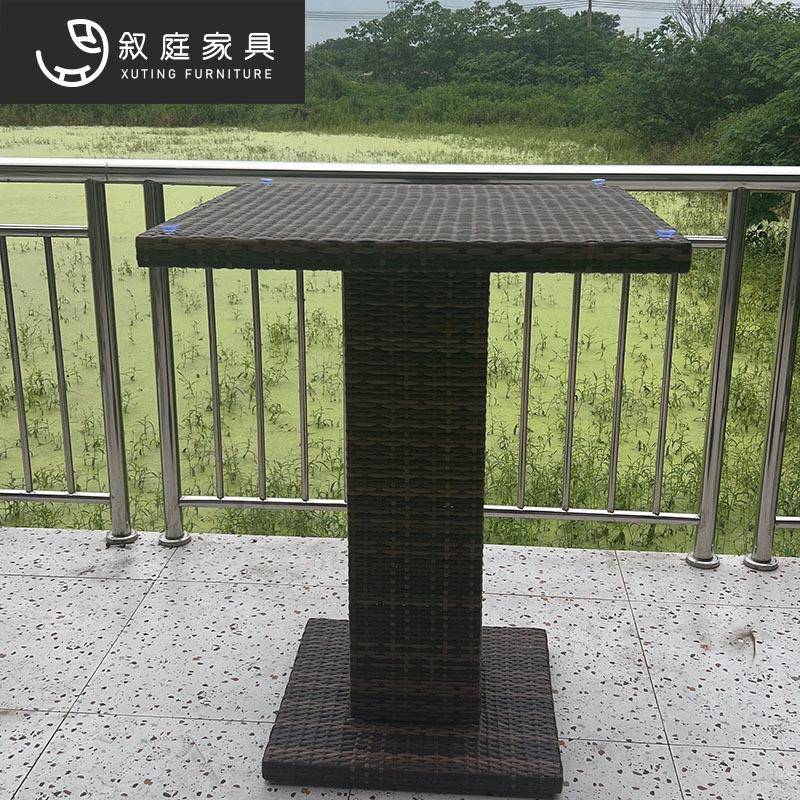 藤户外椅庭院露天阳台室外花园露台桌铁艺编件休25-04-22闲区桌椅