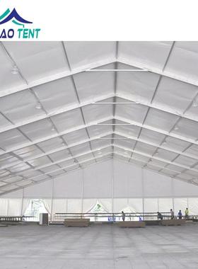 白色式活动铝金德国大679棚 布厂家欧出合口铝合金骨架PVC篷房