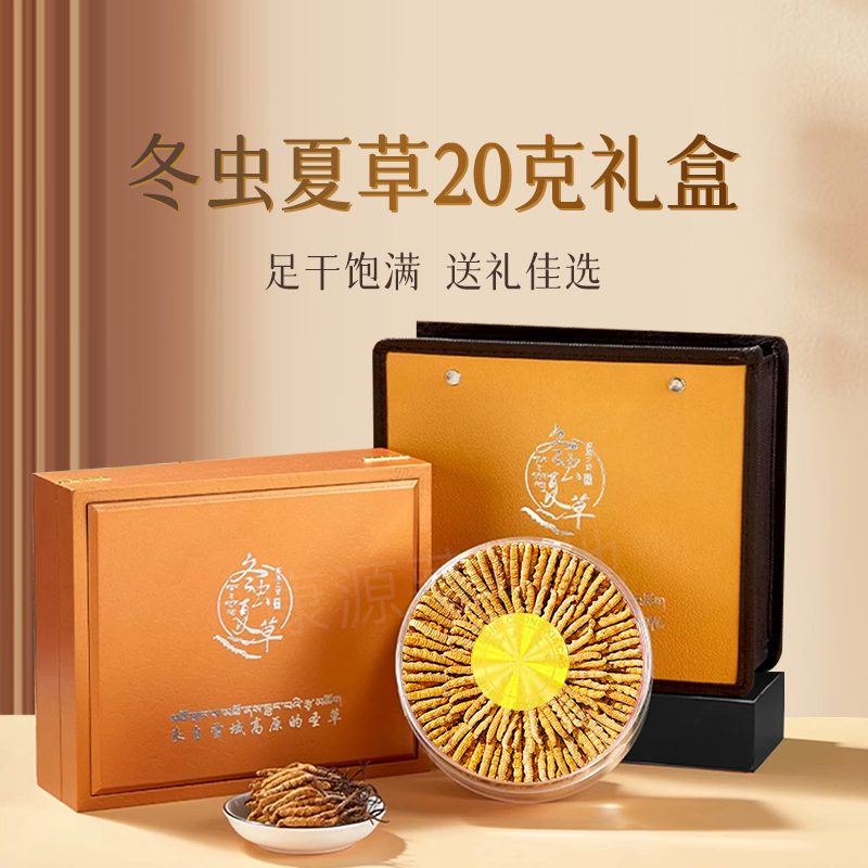西藏高海拔冬虫夏草养生补品20克礼盒送礼送父母送长辈送同事