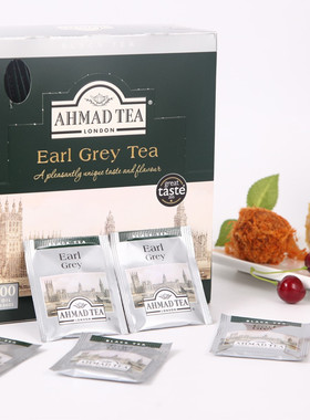 AHMAD TEA亚曼伯爵英式早餐英国1号红茶绿茶袋泡茶包奶茶烘焙原料