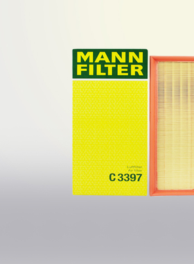 曼牌C3397空气滤芯奔驰CLS63 GLE63 GL500 GLS500 G ML级 AMG空滤