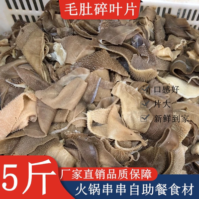 毛肚底板丝5斤包邮重庆新鲜牛肚火锅边角料肚丝自助餐麻辣烫食材