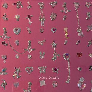 绝美粉色耳骨钉爱心锆石耳蜗钉超闪螺丝钉少女心耳钉高级感耳饰女