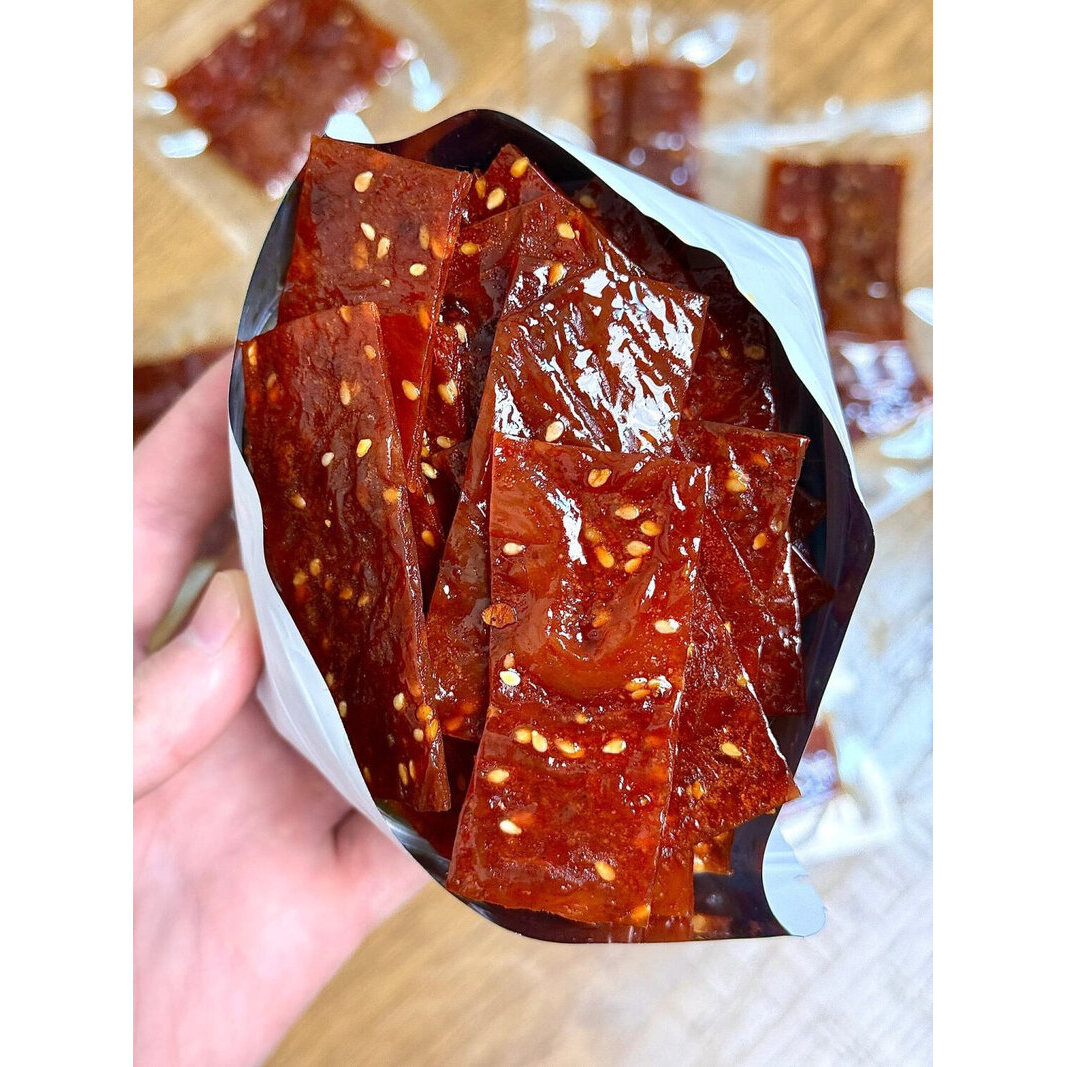 七分乐油拌蜜汁猪肉脯高蛋白炭烤手撕猪肉脯有嚼劲鲜网红即食零食