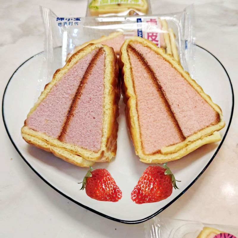 金三角虎皮蛋糕营养早餐糕点整箱学生食品面包休闲零食代餐点心